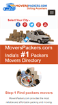 Mobile Screenshot of moverspackers.com